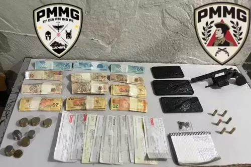 Materiais apreendidos pela PM — Foto: Polícia Militar