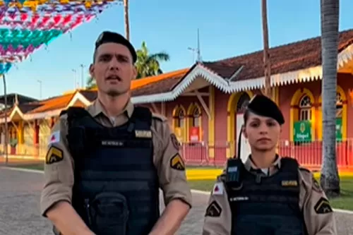 PMMG anuncia reconhecimento facial para Forró de Curvelo 2025. Foto: @14rpmpmmg/Reprodução. 