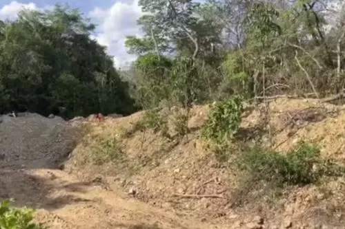 Jovem morreu soterrado em Inimutaba — Foto: Reprodução