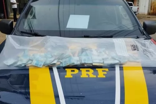 A PRF confiscou o dinheiro, mas o prefeito foi solto, assim como o automóvel/ Foto: reprodução internet