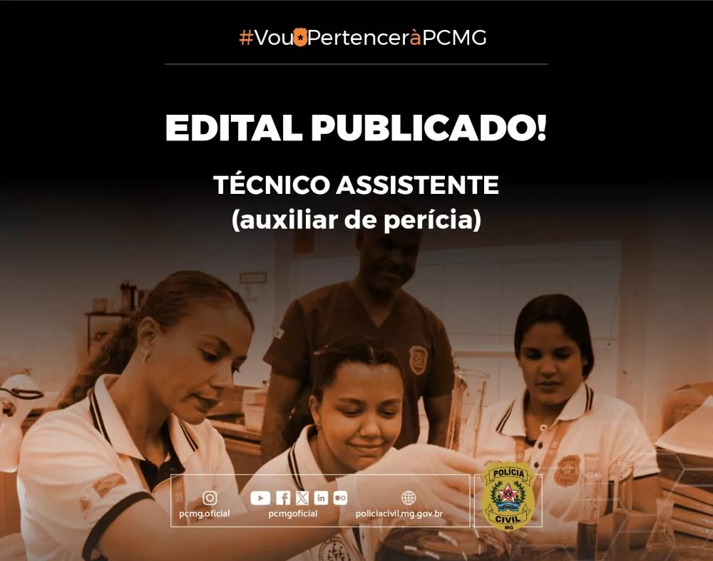 Concurso PCMG - Divulgação