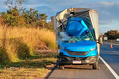 Acidente fatal registrado em Curvelo na quinta, 3 de julho. Foto recebida por redes sociais.
