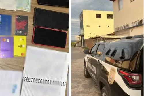 Operação Mão Invisível foi realizada em Porteirinha — Foto: Montagem/g1