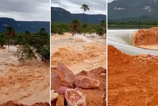Barragem rompe e causa alagamento na zona rural no interior do Tocantins