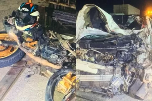 Imagens do acidente/ Reprodução internet