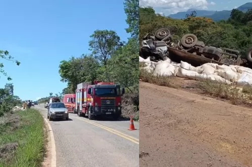 VÍDEO: Acidente com vítima fatal é registrado na MGC-259, em Serro; vítimas são de Curvelo