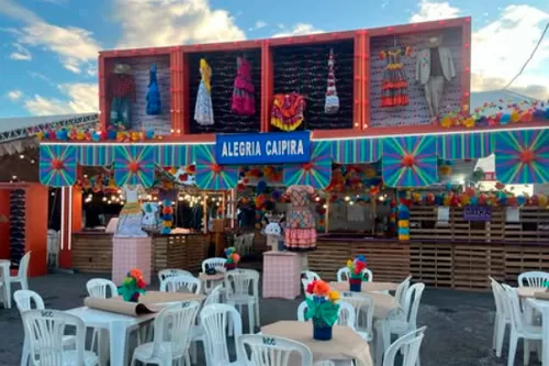 Rotary Club de Curvelo é uma das organizações com barracas no Forró de Curvelo. Foto: Instagram/Reprodução.