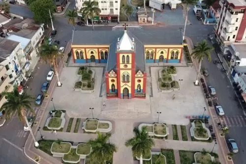 Praça Padre Waldemar em Papagaios. Foto: minasgerais.com.br.