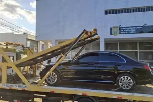 Carro apreendido pela PCMG — Foto: Polícia Civil