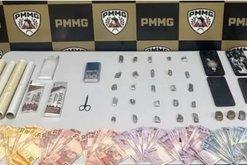 PMMG prende dois homens em ação contra o tráfico de drogas em Corinto