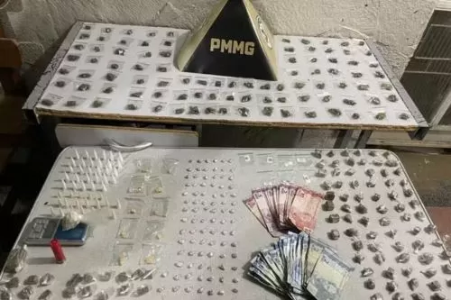 Drogas apreendidas pela PM — Foto: Polícia Militar