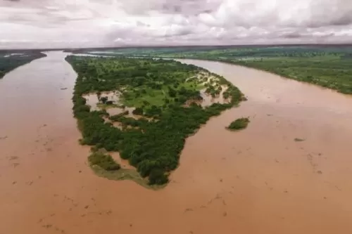 Foto: Rio São Francisco em cheia/ Reprodução internet