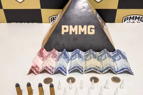 Homem é preso por tráfico de drogas e posse de munição de uso restrito em Augusto de Lima