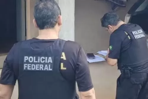 Mandado de busca foi cumprido em Cristália — Foto: Polícia Federal/ Divulgação