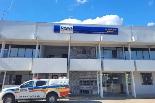 Batalhão da PM em Araçuaí — Foto: Polícia Militar