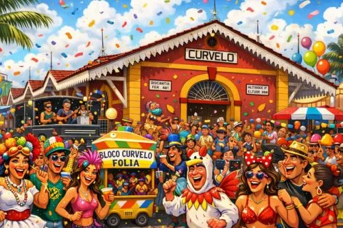 Programação do Carnaval em Curvelo reúne blocos e estabelecimentos da cidade