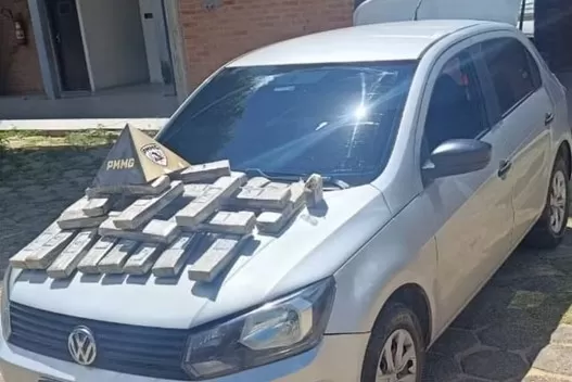 PM apreende cerca de 30 quilos de maconha durante patrulhamento/Foto: Divulgação Polícia Militar