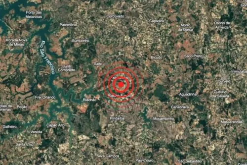 Dois tremores de terra são registrados em Felixlândia no intervalo de nove horas nesta terça-feira (17)