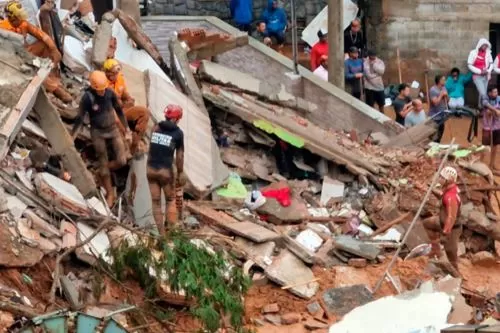 Bombeiros realizam busca por desaparecidos em Juiz de Fora e Ubá – Crédito: CBMMG