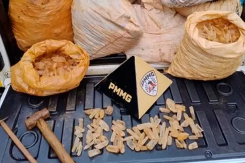 Suspeitos de Curvelo são detidos por garimpo ilegal em Cristais; eles responderão ao processo em liberdade