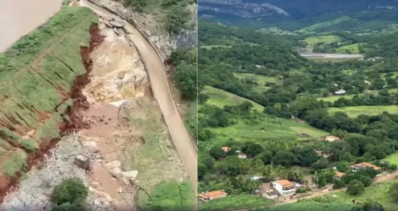 VÍDEO: Barragem de Lages tem situação controlada, mas segue sob monitoramento intensivo em Porteirinha