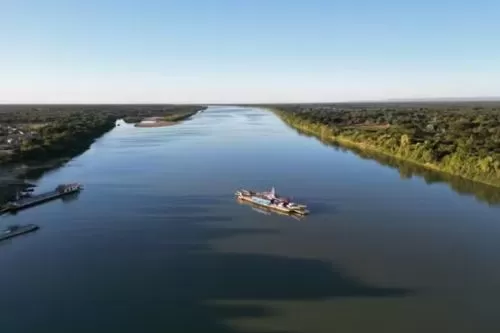 Rio São Francisco, no Norte de MG — Foto: Filipe Natanael / Digital MG