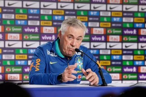Ancelotti divulga convocação da Seleção Brasileira para amistosos contra França e Croácia
