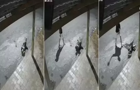 Homem embriagado é agredido a tijoladas enquanto dormia em calçada em Corinto; vítima está sob cuidados médico