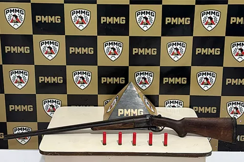 Polícia Militar apreende arma de fogo e munições em Santo Hipólito