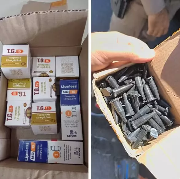 Polícia apreende cocaína, tirzepatida e mercadorias ilegais em ônibus na BR-135, em Bocaiuva 