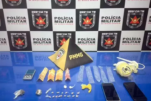 Operação contra o tráfico de drogas em Pirapora termina com dois presos