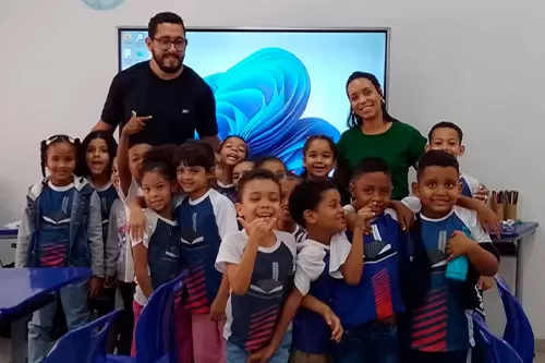 Na Trilha do Aprendizado leva aos alunos, de forma divertida, conhecimentos sobre tecnologia 