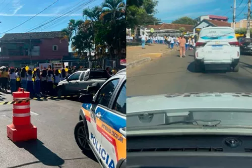 Polícia Militar participa de mobilização da campanha Maio Laranja em Corinto