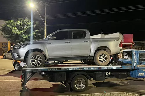 Veículo clonado é recuperado e suspeito é preso pela Polícia Militar em Felixlândia