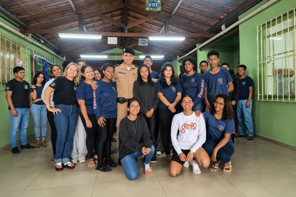 Polícia Militar leva inspiração, disciplina e perspectivas de futuro para estudantes de Curvelo