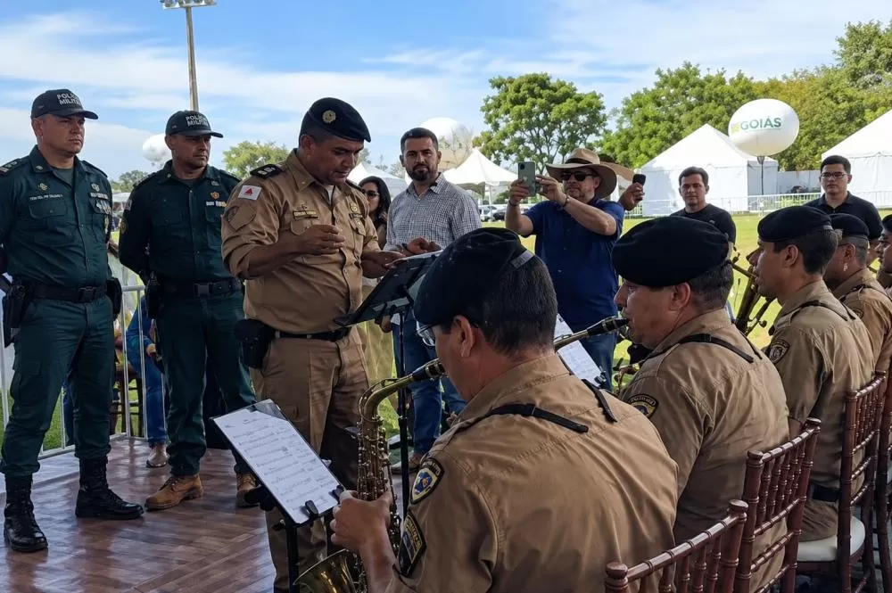 Banda da Polícia Militar emociona público durante apresentação em Curvelo na última sexta-feira (30)