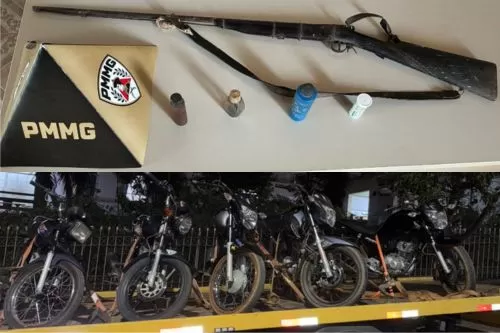 Polícia Militar apreende arma e intensifica fiscalização de trânsito em Turmalina.