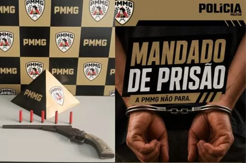 Polícia Militar prende suspeitos armados e captura foragido da Justiça em operações realizadas em Corinto