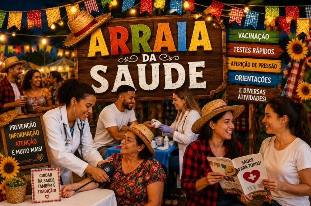 Arraiá da Saúde promete integração, cultura e muita animação em Gouveia nesta sexta-feira (3)