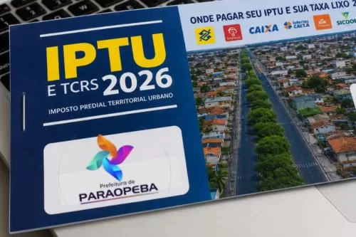 Pagamento em dia do IPTU contribui para o crescimento e o bem-estar da população e a primeira parcela vence dia 13 de julho