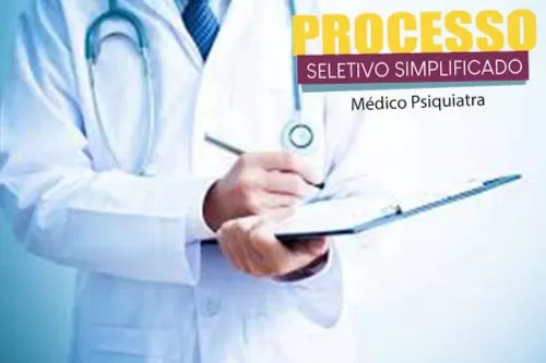 Prefeitura de Curvelo abre processo seletivo para médico psiquiatra com salário de R$ 10,7 mil