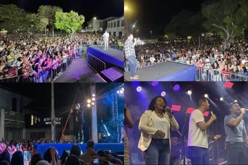 Festival de Louvor reúne multidão e marca celebrações pelos 169 anos de Montes Claros