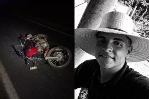 Tragédia na MG-402: jovem de 18 anos morre em acidente entre motocicleta e caminhão na MG-402 em São Francisco