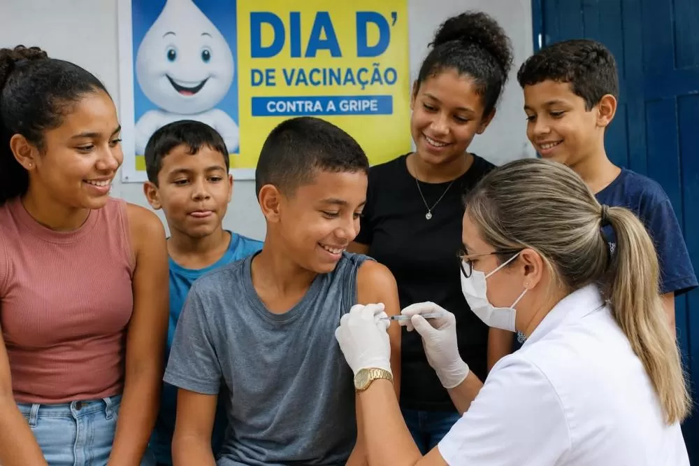 Dia D da Multivacinação mobiliza crianças e adolescentes em Curvelo neste sábado (22)