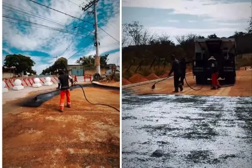 Obras de pavimentação avançam na Avenida Zezito Correia, em Curvelo