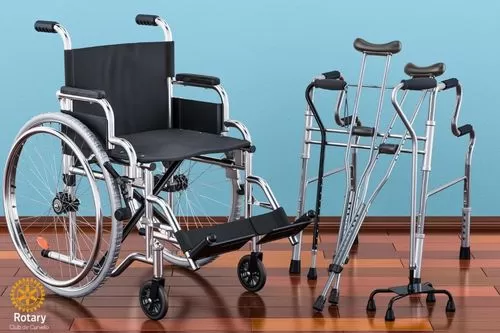 Rotary Club de Curvelo lança campanha para arrecadar equipamentos de mobilidade