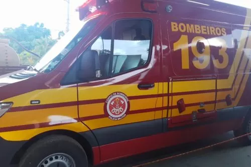 Acidente na MGC-135, em Joaquim Felício, mobiliza Corpo de Bombeiros