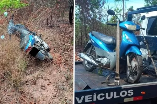 Motocicleta furtada leva PM a intensificar rastreamento e cerco policial em Buritizeiro