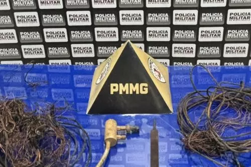 Suspeito é preso pela PM em flagrante após furto de fiação e ferramentas em oficina mecânica em Pirapora