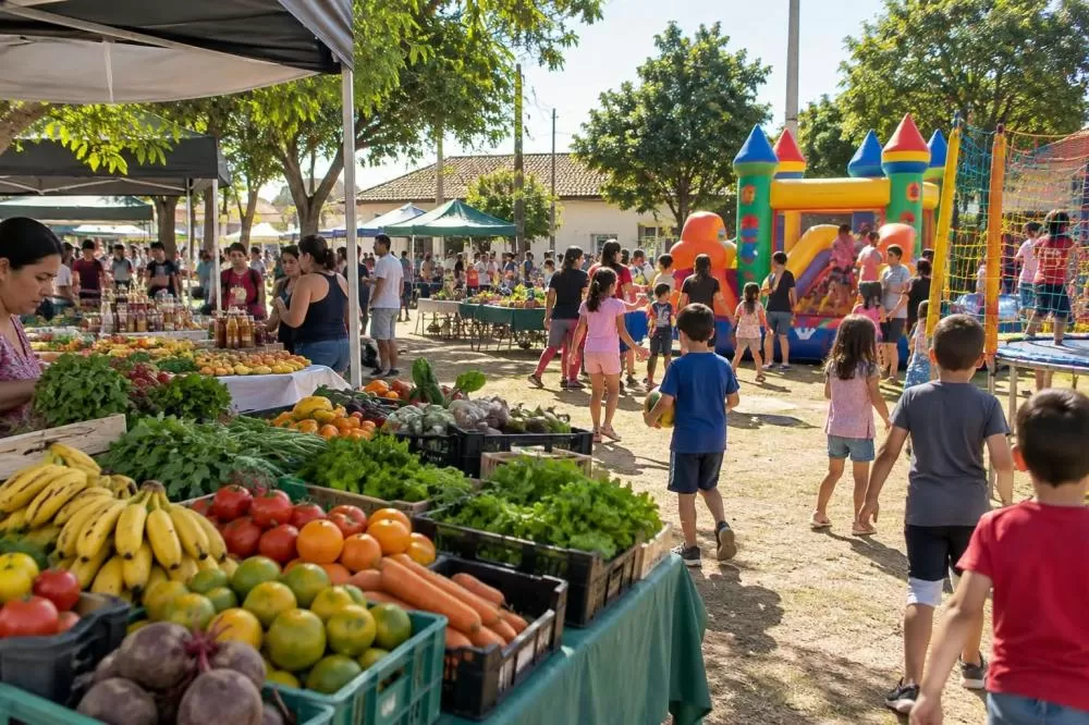 Foto: Redação/Viva Curvelo -ef- Feira rural, música e diversão em festa especial para as crianças